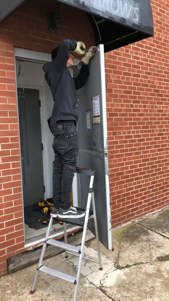 Steel doors